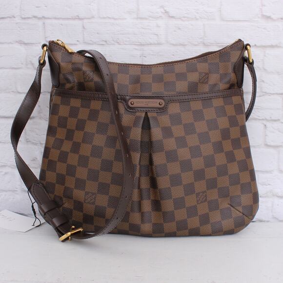 Louis Vuitton Bloomsbury PM Crossbody Damier Ebene Purse Handbag Messenger A5097 - Picture 1 of 10